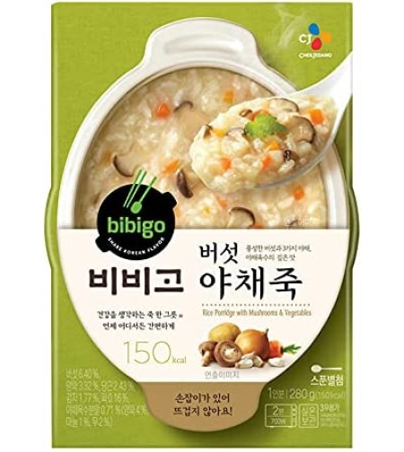 Bibigo Mushroom & Vegetable porridge 280grms