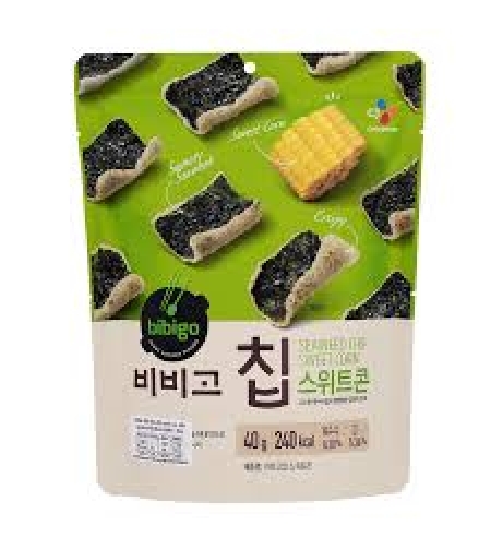 Bibigo Seaweed chip Sweet Corn 40grams