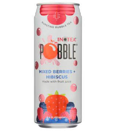 Bursting Bubble Tea Mixed Berries + Hibiscus 490ml