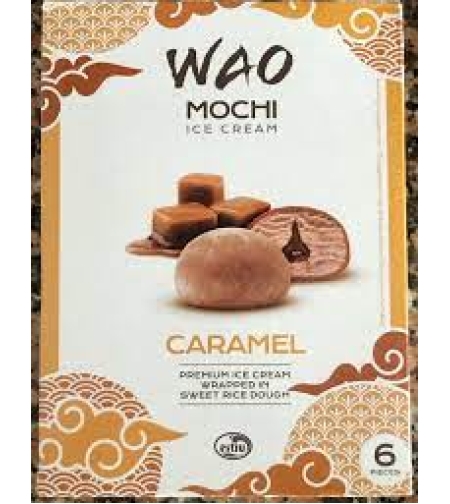 wao mochi ice cream caramel