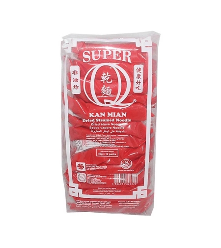 Super Q Dried Steamed Noodle 12packs