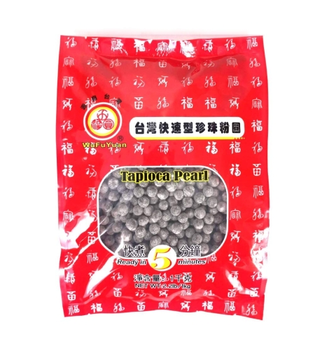WuFuYuan - Black Tapioca Pearls 1kg