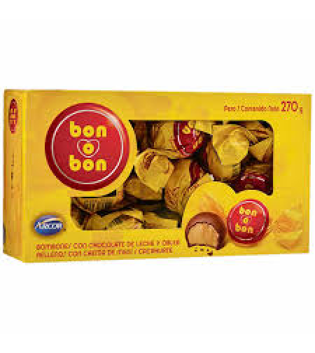 Bon o Bon - Peanut Cream & Wafer Filled Milk Chocolate Bonbons 270g