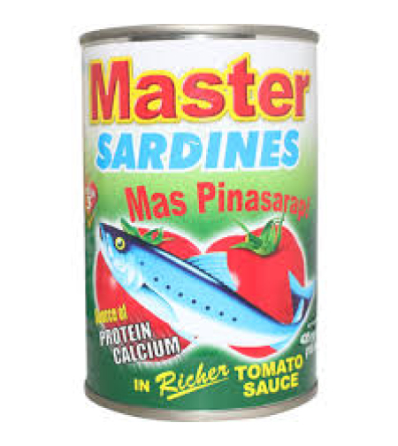 Master Sardines in  Tomato Sauce 155grms