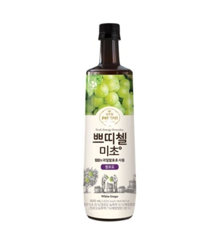 Petitzel Fruit Vinegar (muscat) White Grape 900ml