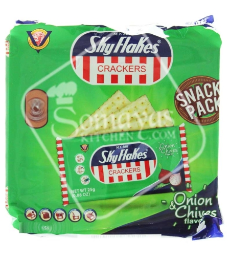 Skyflakes Onion & Chives (10 single packs) 250grms