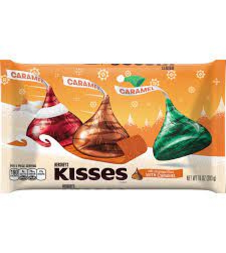 Hershey's kisses milk chocolate filled with caramel 255grms