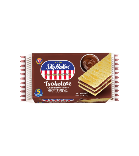 Skyflakes Chocolate Flavor  5 packs ( 150 grms )