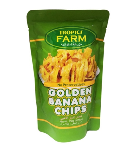 Tropics Farm - Golden Banana Chips 150g