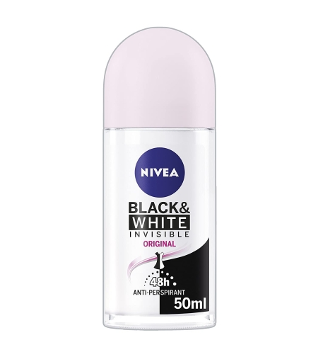 Nivea - Black & White Invisible roll on 50ml