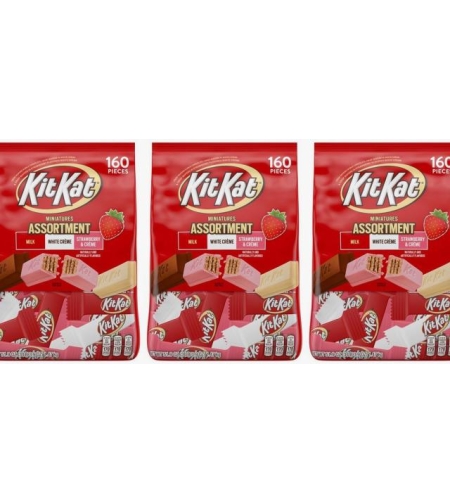 Kit Kat  Wafers in Milk Chocolate, W hite Creme & Lemon crisp 1.31 kgs