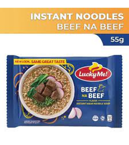 Lucky Me Beef na Beef 55grms