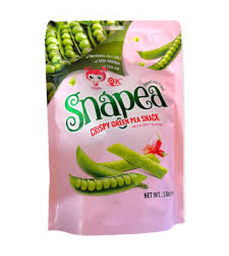 Snapea Crispy Green Pea Snack Hot @ Spicy Flavor 108grms