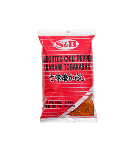 S&B Assorted Chilli Pepper (Nanami Togorashi) 300grms
