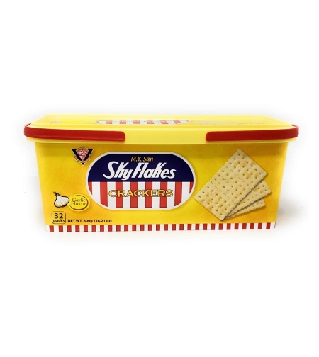 Skyflakes  Crackers Garlic  Flavor 32 packs (800grms )