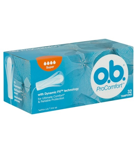 ob ProComfort - 32 tampons super 