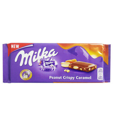 Milka - Peanut Crispy Caramel 100g