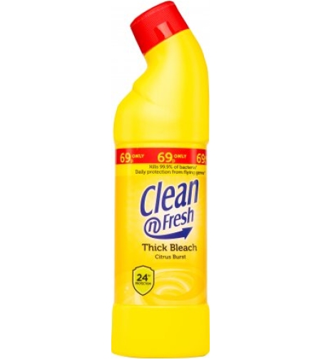 Clean n Fresh - Thick Bleach Citrus burst 750ml