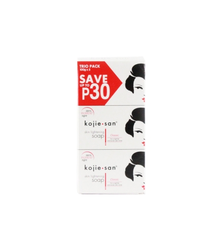 Kojie San Skin Lightening Soap Trio Pack 100gx3