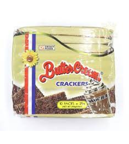 Butter Cream Crackers Mocha ( 10 packs x 25 grms )