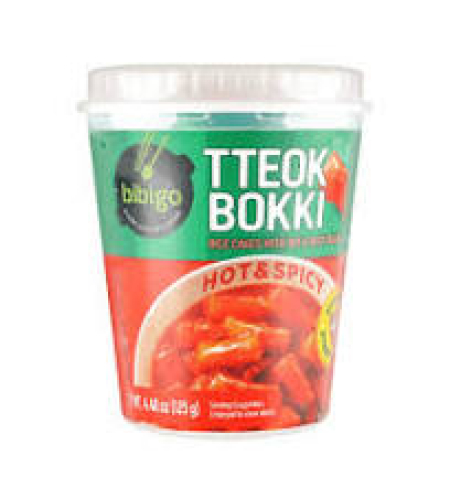 Tteokbokki Rice Cakes with Hot & Spicy sauce 125grms