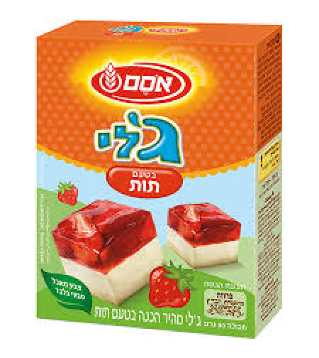 Osem - Gelatin Strawberry Flavor 90gr