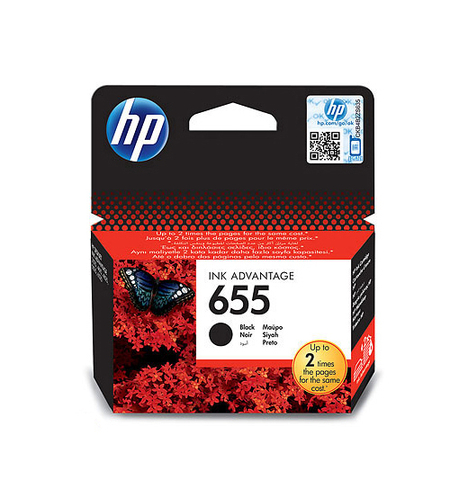 ראש דיו מקורי HP 655 שחור