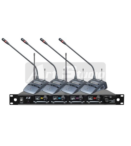 סט 4 מיקרופונים ישיבות