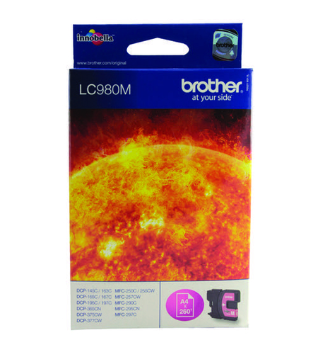 ראש דיו מקורי BROTHER 980 אדום