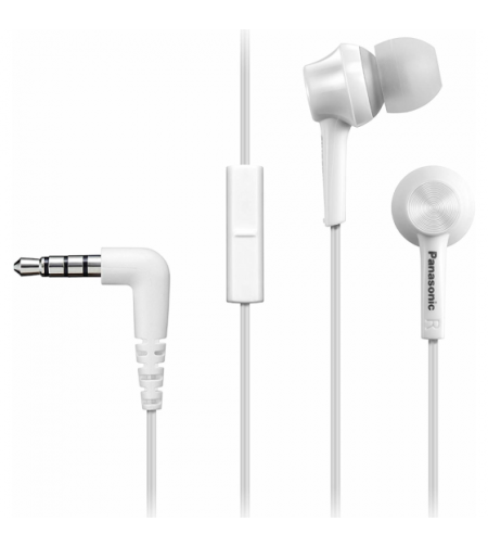 אוזניות Panasonic RP-TCM115 In-Ear - צבע לבן