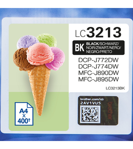 ראש דיו מקורי BROTHER 3213 שחור