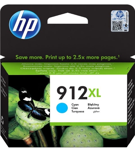 ראש דיו מקורי HP 912XL כחול - כמות גדולה