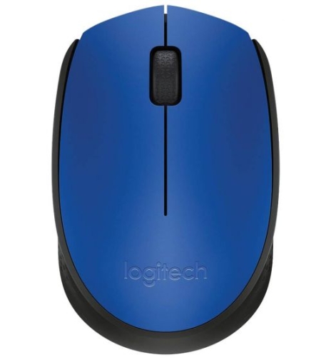 עכבר אלחוטי Logitech M171  - בצבע כחול