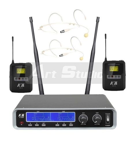 זוג מיקרופונים עם תדר משתנה ICM