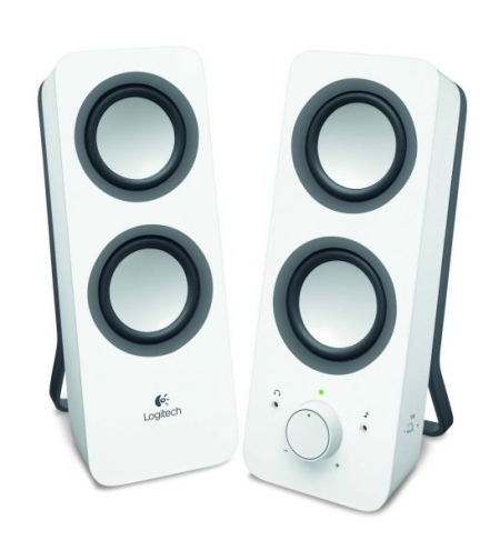 רמקולים למחשב Logitech Z200 2.0 Multimedia  בצבע לבן