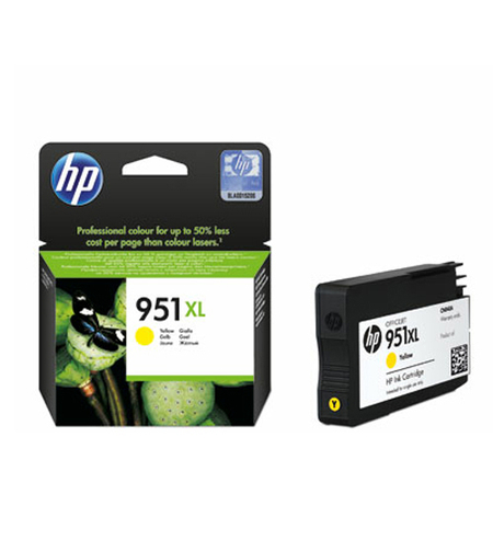 ראש דיו מקורי HP 951XL צהוב