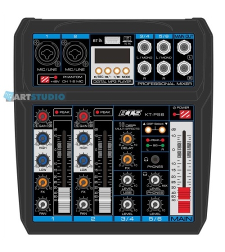 מיקסר / כרטיס קול 6 כניסות