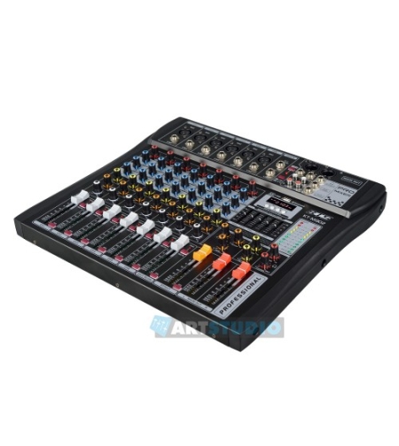 מיקסר 8 ערוצים עם mp3 כולל מסך BTS