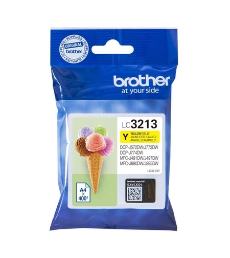 ראש דיו מקורי BROTHER 3213 צהוב