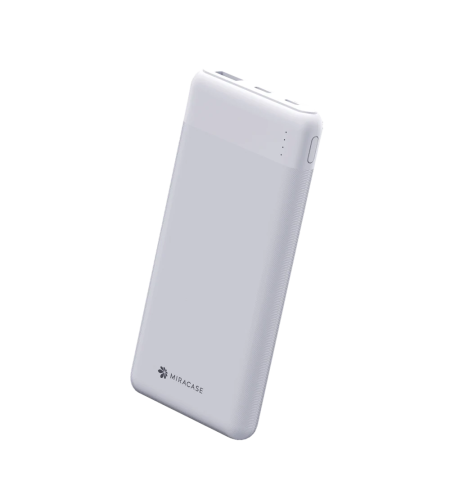 סוללת גיבוי / מטען נייד MIRACASE 10000MAH  צבע לבן