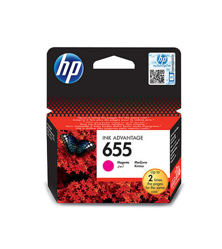 ראש דיו מקורי HP 655 אדום