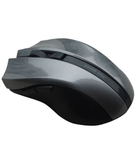 עכבר אלחוטי 5 לחצנים SILVER LINE RF317 2.4GHz אפור