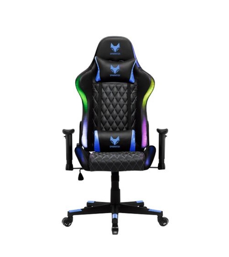 מושב גיימינג מקצועי תאורת לד RGB - GT ELITE SPARKFOX GC65E שחור/כחול