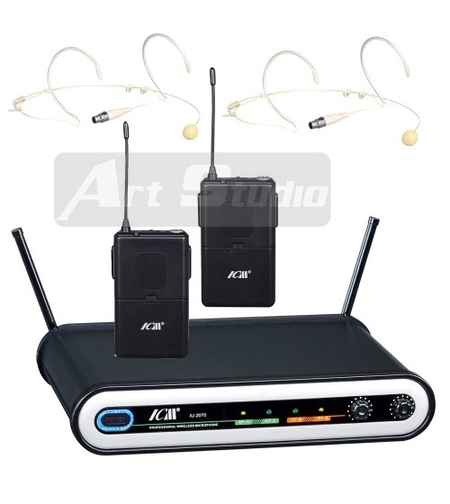 זוג מיקרופונים אלחוטיים מדונה UHF