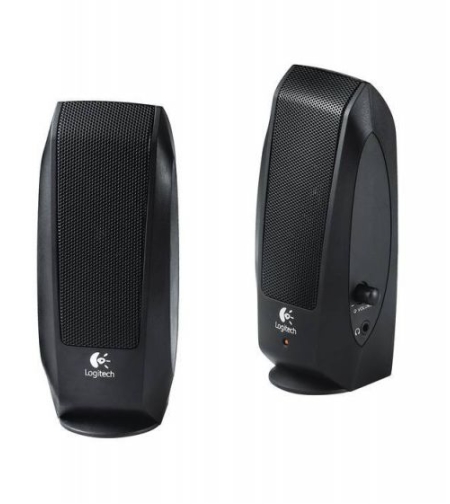סט זוג רמקולים למחשב logitech S120 2.2W RMS
