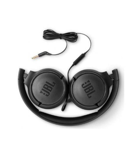 אוזניות קשת חוטיות JBL TUNE T500  שחור
