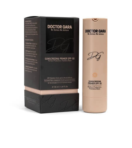 DG- SUNSCREEN+ PRIMER SPF 50 קרם הגנה + פרמייר ד''ר גרה