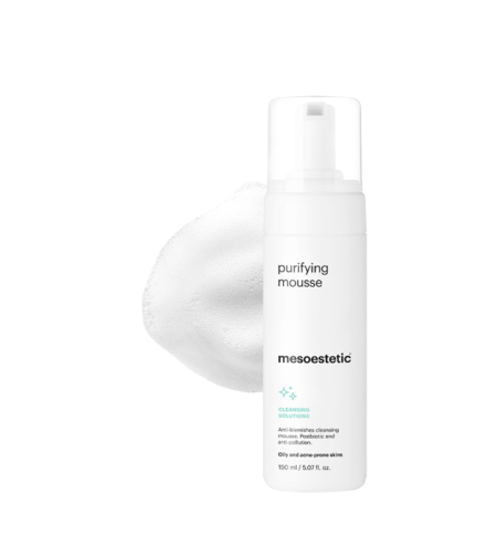 Mesoestetic Purifying Mousse 150 מ״ל – אריזת המוצר