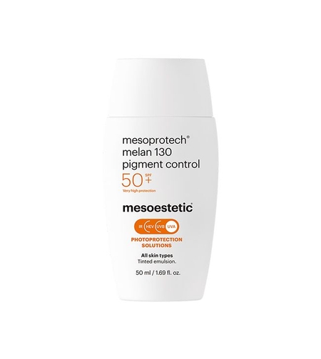 Mesoestetic Mesoprotech Melan 130 Pigment Control 50 מ״ל – אריזת המוצר
