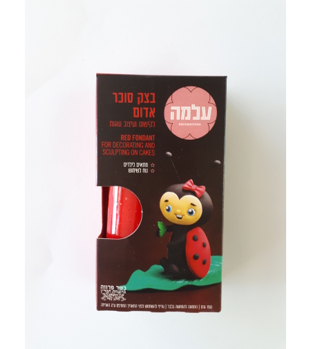 בצק סוכר אדום 